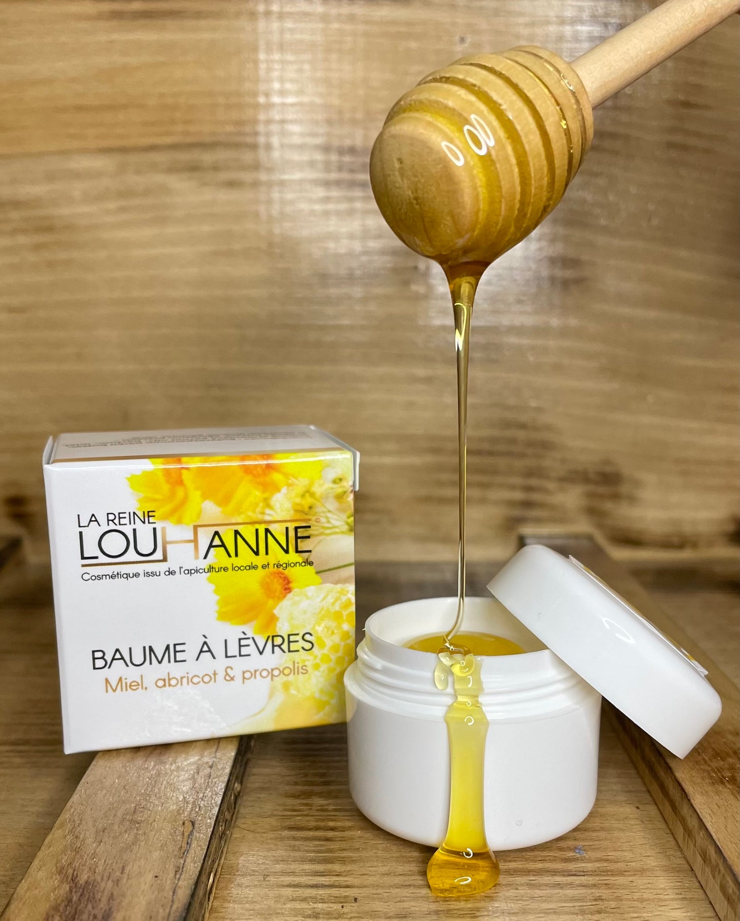 Baume à lèvres Miel,abricot & propolis